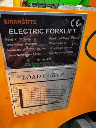 CARRETILLA ELÉCTRICA 3.500 KG