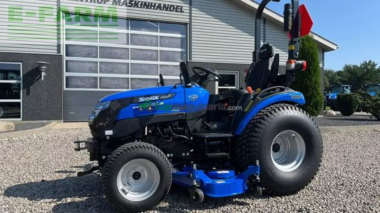 Tractor agrícola - Solis - 26 hst hydrostat turf hjul og klipperbord