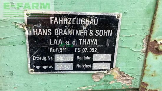 Volquet - Brantner - 5 to. 2-achs-, 2- seitenkipper