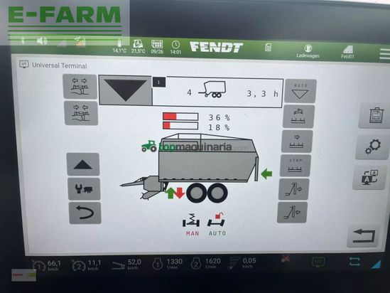 Remolqu agrícola - Fendt - tigo 90 xr