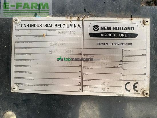 Cosechadora de Cereal - New Holland - fr 550 + kemper c3003