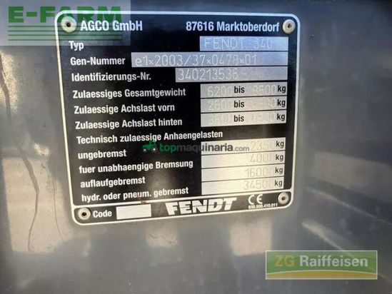 Tractor agrícola - Fendt - 313 vario