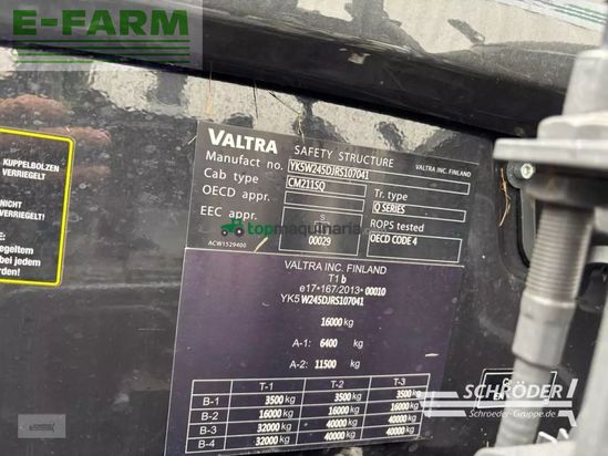 Tractor agrícola - Valtra - q 245