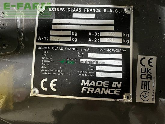 Empacadora gigant - Claas - quadrant 5200 fc