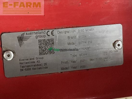 Cortacésped manual - Vicon - extra 232