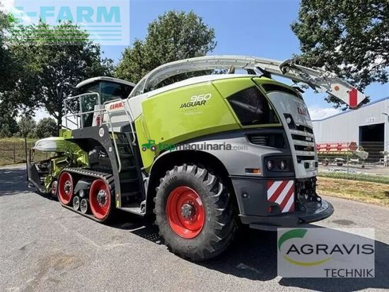 Cosechadora de Cereal - Claas - jaguar 960 terra-trac + orbis 750