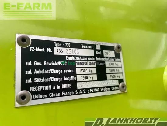 Empacadora gigant - Claas - quadrant 2200 fc