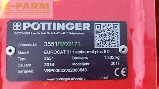Cortacésped manual - Pöttinger - alpha motion eurocat 311plus e