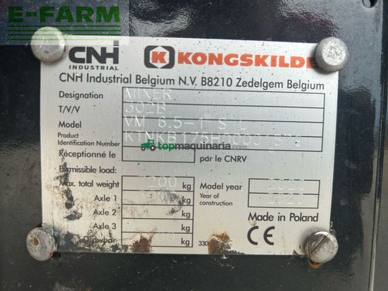 Remolqu esparcidor - Kongskilde - vm 6,5 mischwagen