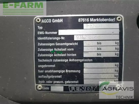 Tractor agrícola - Fendt - 936 vario