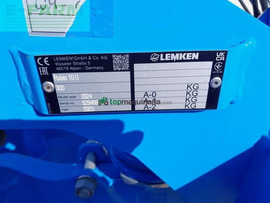 Grada de disco - Lemken - rubin 10/300 u