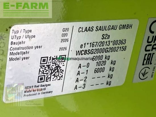 Rastrillo - Claas - liner 4800 business