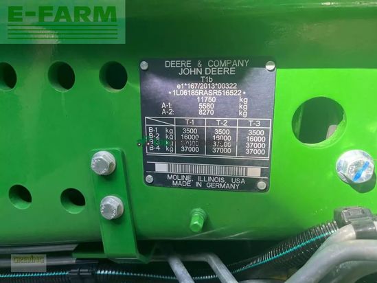 Tractor agrícola - John Deere - 6r185 *garantieverlängerung*