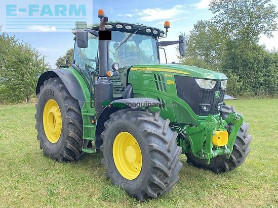 Tractor agrícola - John Deere - 6195 r vollausrüstun