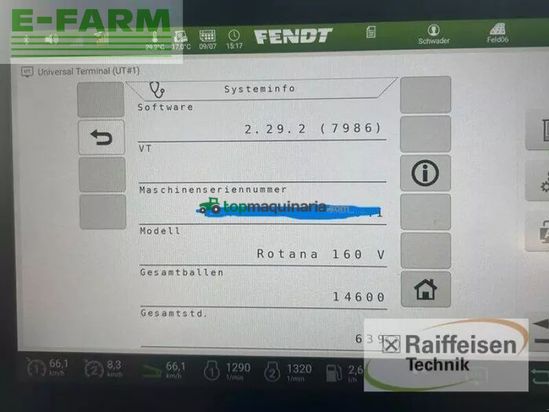 Empacadora gigant - Fendt - rotana 160 v