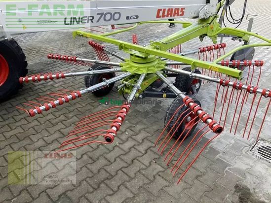 Rastrillo - Claas - liner 700 twin