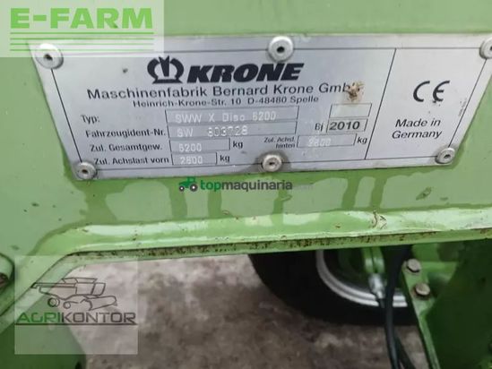 Cabezal - Krone - x disc 6200