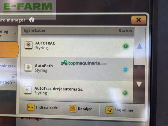 Tractor agrícola - John Deere - 7r350 front pto