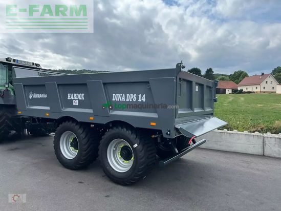 Volquet -  - dps-14 bauschuttmulde muldenkipper schotterklappe