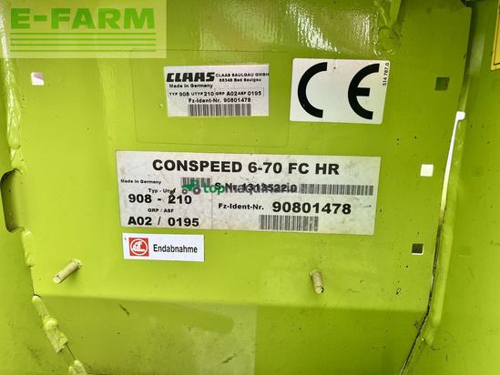 Cabezal - Claas - conspeed 6-70 fc - gebrauchter maispflücker