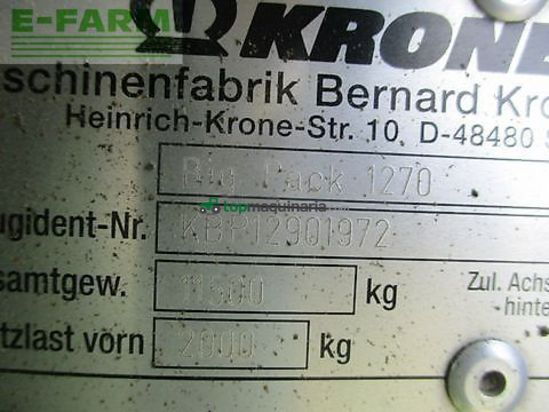 Empacadora gigant - Krone - bigpack 1270 xc highspeed