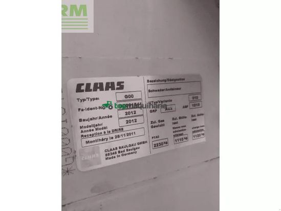 Rastrillo - Claas - liner 1650 twin