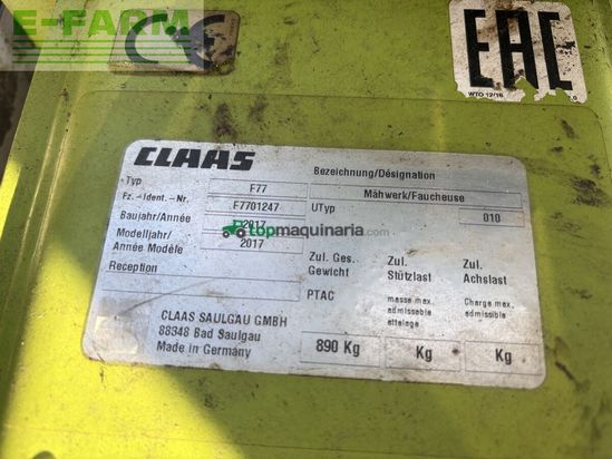 Cortacésped manual - Claas - disco 3550