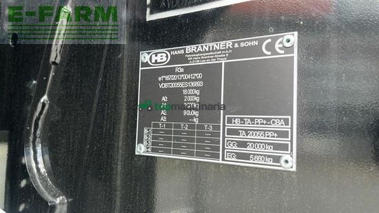 Cinta transportadora de forraje - Brantner - ta 20055 pp eco plus