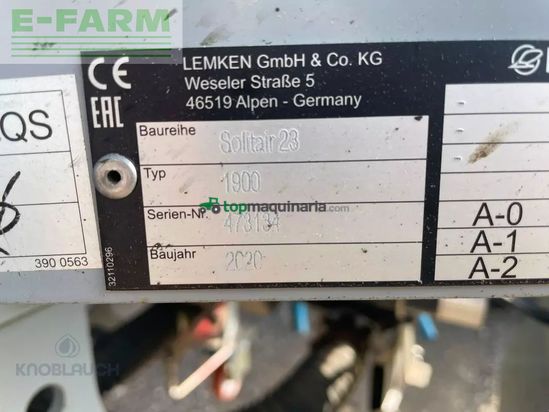 Combinado de siembra - Lemken - solitair