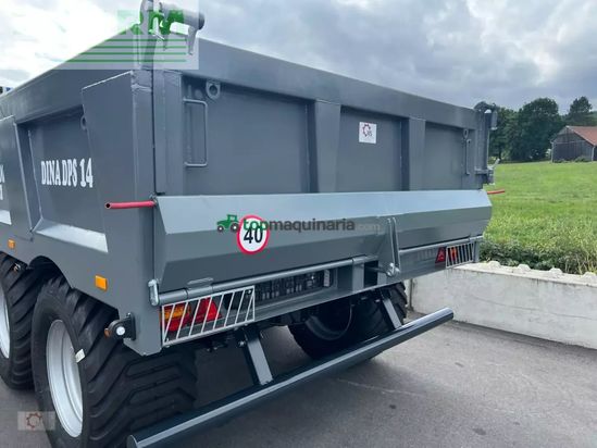 Volquet -  - dps-14 bauschuttmulde muldenkipper schotterklappe