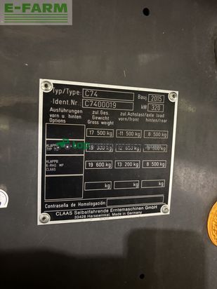 Cosechadora de Cereal - Claas - lexion 670 (stage iiib)