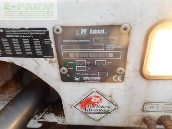 Excavadora - Bobcat - 341 d ( 5.300kg ) sw + schaufel + hydr. niederha