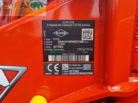Henificador - Kuhn - gf 7902