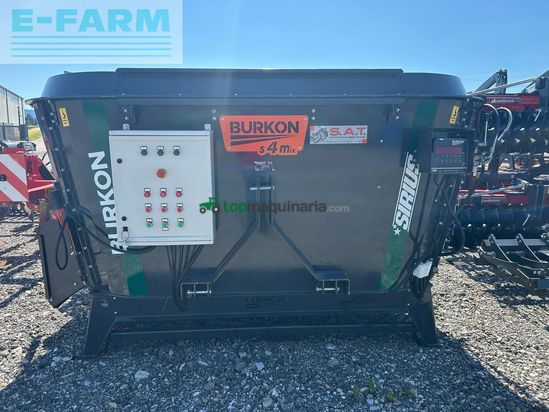 Remolqu esparcidor -  - futtermischer-4,0m³-elektromotor-vorführmaschine