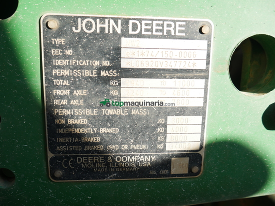 Tractor agrícola - John Deere - 6920