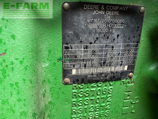 Tractor agrícola - John Deere - 8320r
