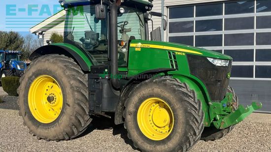 Tractor agrícola - John Deere - 7260r ap med frontlift og front pto