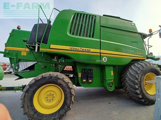 Cosechadora de Cereal - John Deere - c 670i hillmaster + 625r raps