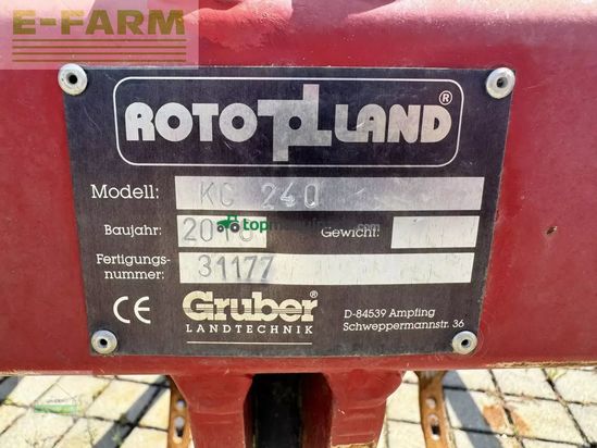 Cultivador - Rotoland - kc 240