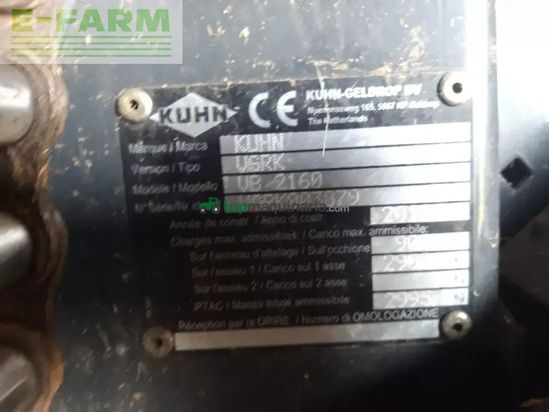 Empacadora gigant - Kuhn - vb 2160 rc 14 ff