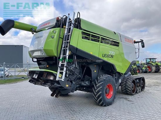 Cosechadora de Cereal - Claas - lexion 770 tt + v1200