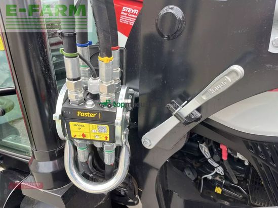 Tractor agrícola - Steyr - plus 4100 mit hauer frontlader
