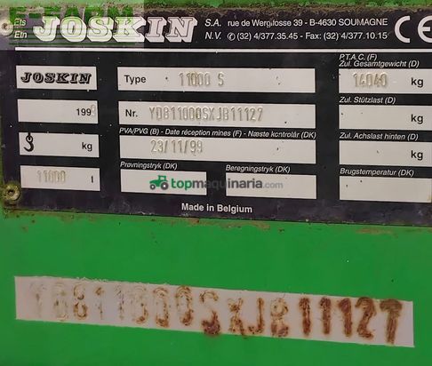 Cisterna - Joskin - modull 2 11000 s