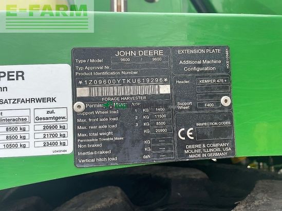 Cosechadora de Cereal - John Deere - 9600i