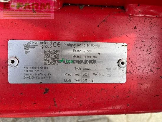 Cortacésped manual - Vicon - extra 228