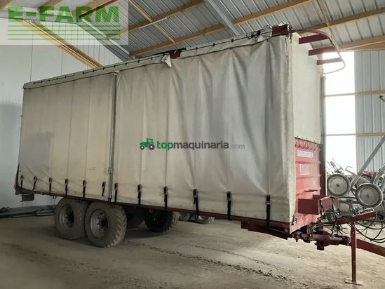 Remolqu agrícola -  - remorque bachee+tapis gourmelo