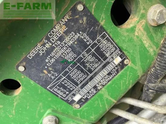 Tractor agrícola - John Deere - 6155r