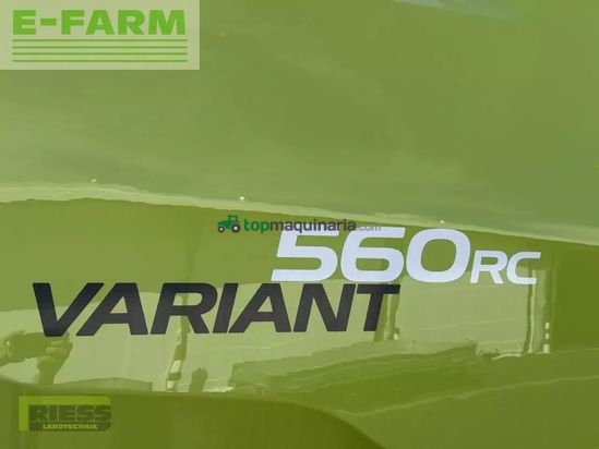 Empacadora gigant - Claas - variant 560 rc trend