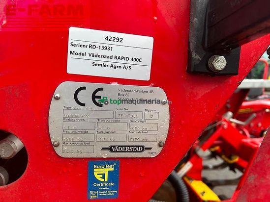 Sembradora - Väderstad - rapid 400c
