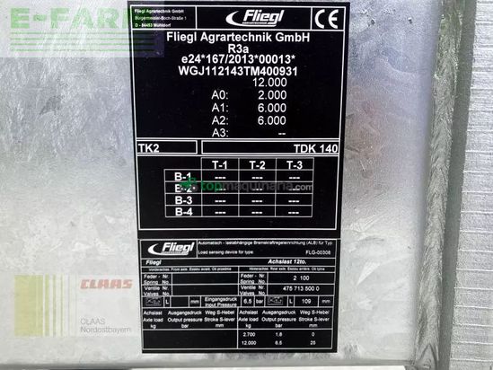 Volquet - Fliegl - tdk 140 vr fox tandem